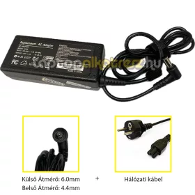   Sony 16V 4A (64W) utángyártott új laptop hálózati töltő