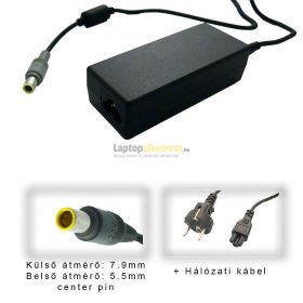   IBM/Lenovo 20V 3.25A (65W) utángyártott új laptop hálózati töltő