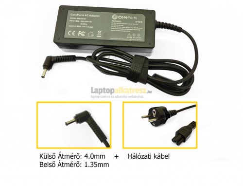 Asus 19V 3.42A (65W) utángyártott új hálózati töltő