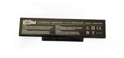 Asus A72, K72, K73, N71 utángyártott új akkumulátor (A32-K72)