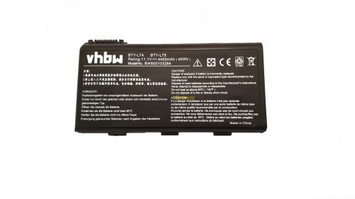 MSI CR600, CR610, CX600 utángyártott új akkumulátor (BTY-L74)