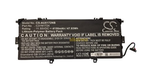 Asus UX331 utángyártott új akkumulátor (C31N1724)