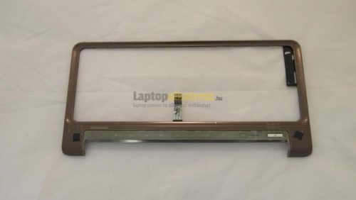 HP Pavilion DV4-1200, DV4-1300 bronz billentyűzet körüli keret média boarddal (495663-001), használt
