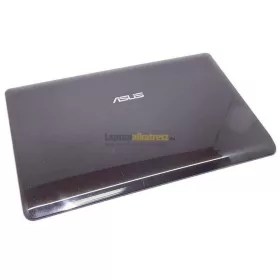   Asus K Series K72DR, K72F, K72JR, K72JT gyári új LCD hátlap fekete (zsanér takaró sérült)
