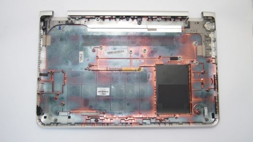 HP Pavilion X360 15-bk / 15t-bk gyári alsó ház ezüst (bal alsó sarkában sérült), használt