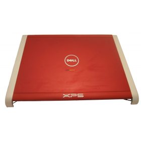   Dell XPS M1530 gyári PIROS kijelző hátlap + webkamera kábellel + WIFI antenna, használt