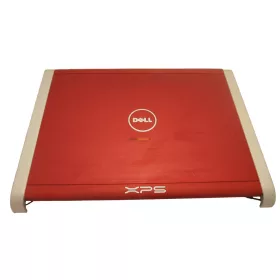   Dell XPS M1530 gyári PIROS kijelző hátlap + webkamera kábellel + WIFI antenna, használt