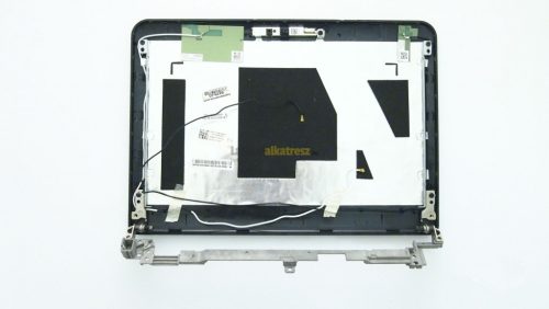 Dell Inspiron Mini 10 laptophoz fekete LCD hátlap, wifi antennával + zsanér + zsanér felfogatóval, használt