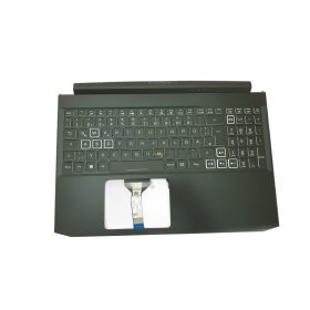   GYÁRI ÚJ ACER NITRO 5 AN515-44, AN515-55, AN515-57 FELSŐ HÁZ NÉMET BILLENTYŰZETTEL FEKETE, FEHÉR