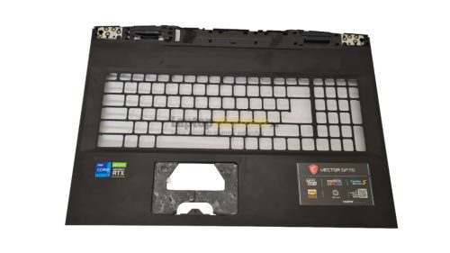 MSI VECTOR GP76 FELSŐ HÁZ, FEKETE, használt