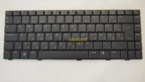 ASUS A8, F8, N80, X80 gyári új fekete magyar nyelvű billentyűzet (04GNCB1KHU14)