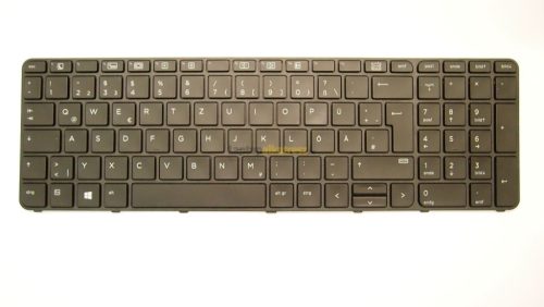 HP ProBook 450/455/470 G3 német nyelvű háttérvilágításos billentyűzet