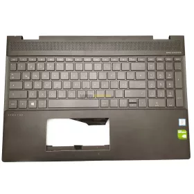   HP Spectre X360 15-CH Német billentyűzet modul háttérvilágítással, használt