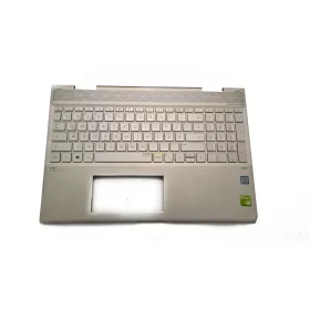   HP envy X360 15-DR Német billentyűzet modul (sarkán sérült)