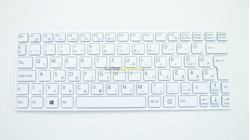 Sony Vaio SVE11 (WIN8) gyári új magyar fehér laptop billentyűzet