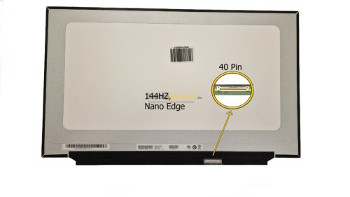Gyári új matt FHD 144Hz nanoedge (40 pin jobb)