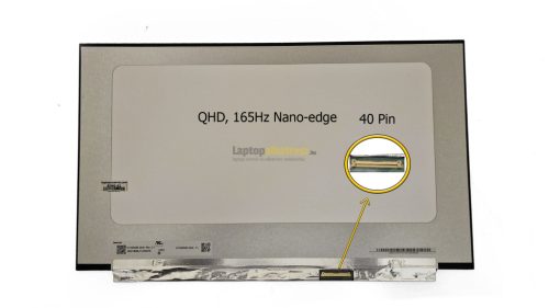 Gyári használt matt QHD 165HZ nanoedge (40 pin jobb)
