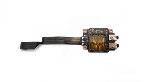 Lenovo G470 G570 G575 audio+kártyaolvasó panel, használt